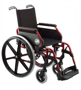 Standard foldable wheelchairs for rent or hire in Barcelona.